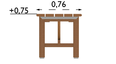 Table publique England réf 8037045 - Hags - Brun - Free Standing_3