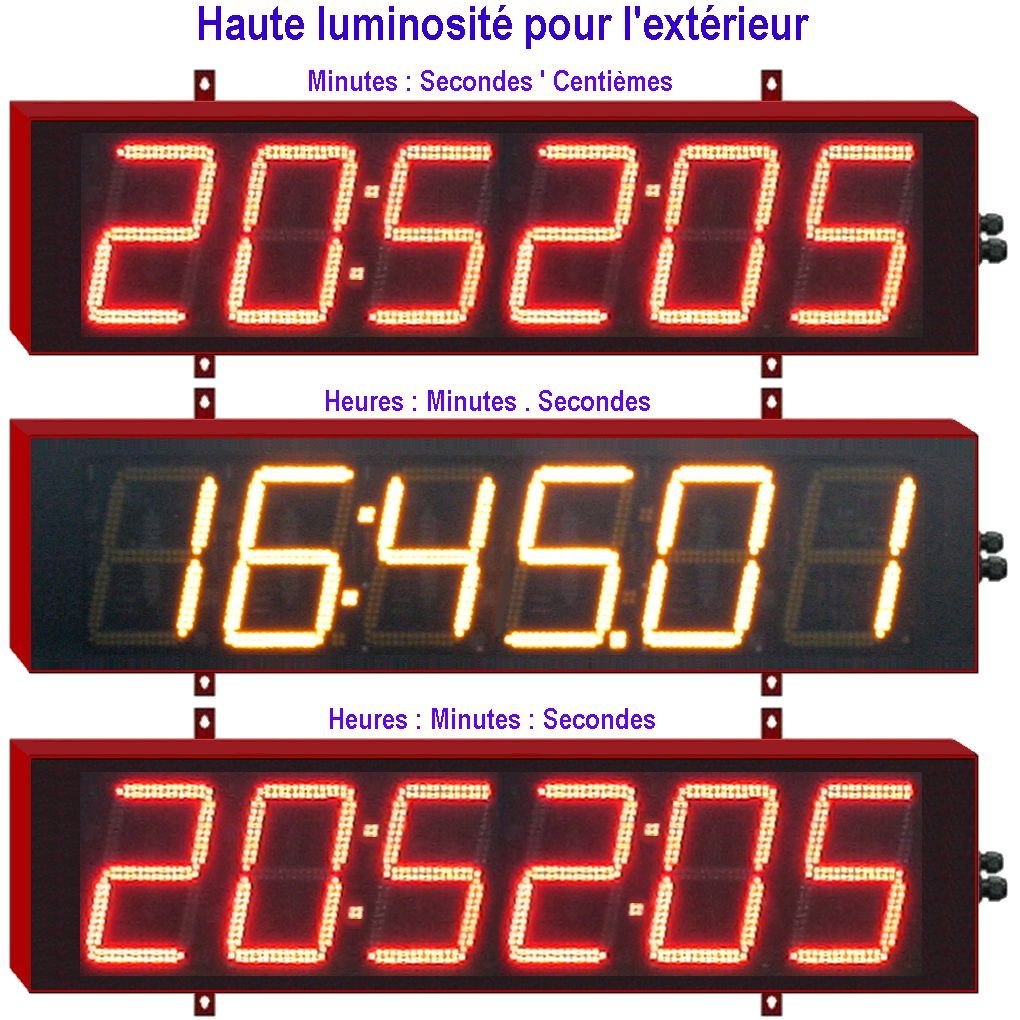 Chronomètre programmable avec liaison série RS232