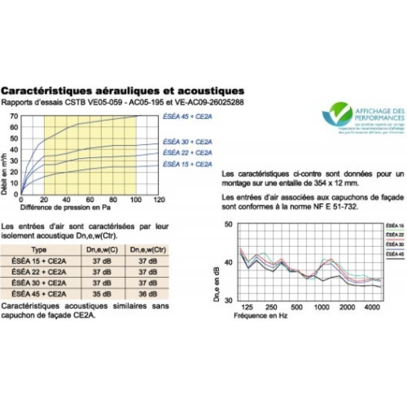 Entrée d'air autoréglable acoustique esea finition blanc devis sous 24h — free download
