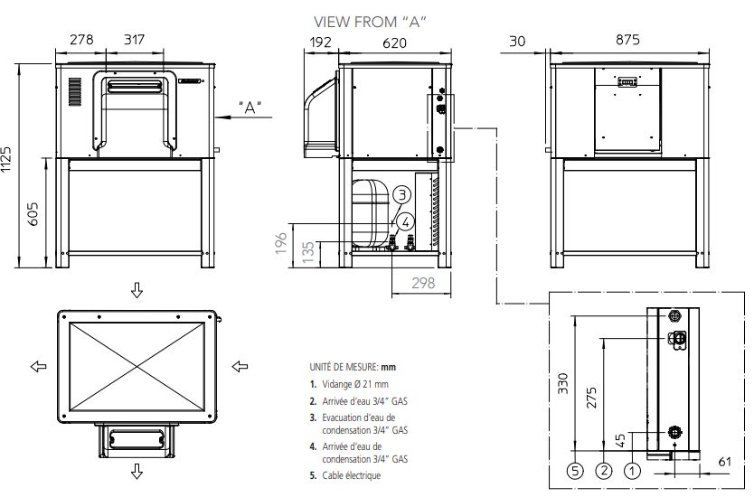 Équipement pour refroidissement et transport de denrées périssables
