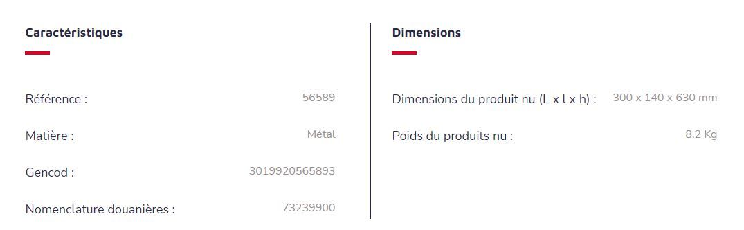 Réf. 56589 Kopa - Cendrier corbeille mural 2L/15L - Rossignol - Gris anthracite_3