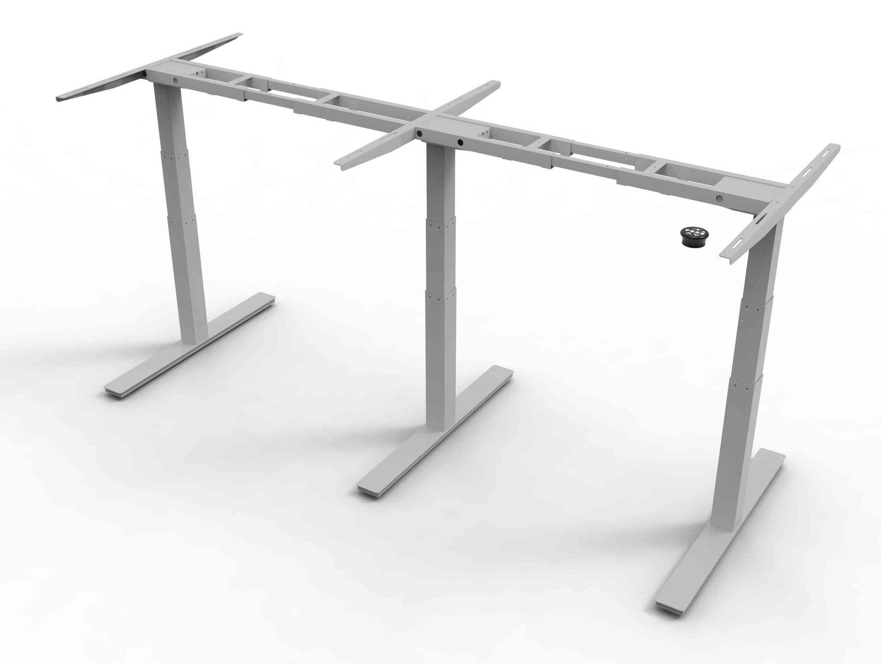Piètement motorisé pour bureau assis debout - MEETDESK - Hauteur réglable 65-130 cm - Charge 150 kg - 3 moteurs_3