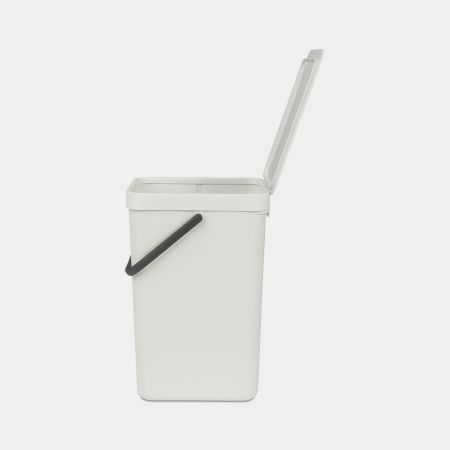 Poubelle tri sélectif Sort & Go 16 litres - Light Grey - Brabantia - Garantie 10 ans_3