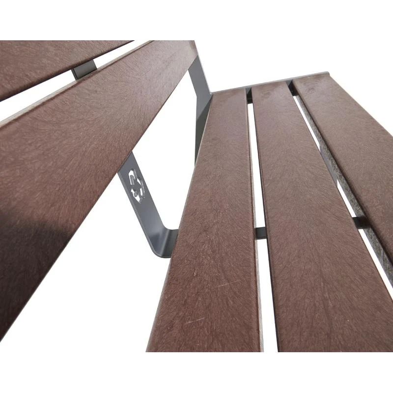Banc plastique recyclé Silaos®5 lames_3