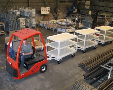 Base roulante classique à double rond d'avant-train - Transport de charges jusqu'à 1.2 T dans les allées étroites_3