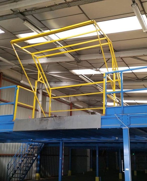Mezzanine industrielle - Dimensions 20m x 25m, Capacité 300kg/m2 - Nasal_3