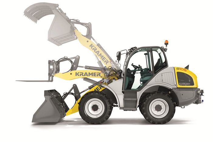 Mini-chargeuse Kramer 8105 - 5,5 tonnes - 100 ch - Cabine panoramique et traction optimisée_3