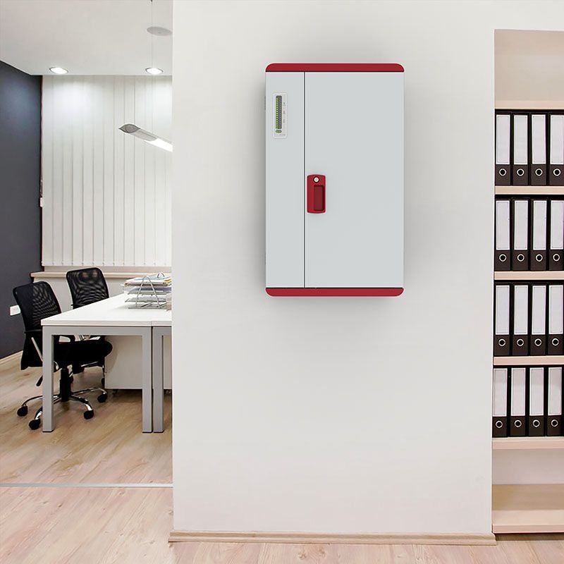 Station de stockage intelligente - Arawall 15C - murale USB-C pour 15 tablettes ou PC portables 13