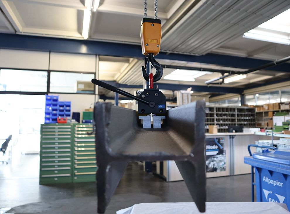 Aimant de levage Elift 600 - Assfalg - avec sabots polaires - pour les matériaux plats, barres rondes, tôles et profilés - Capacité jusqu'à 160 kg ou_3