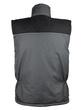 Gilet sans manche polyester ripstop - Doublure polaire - Gris/noir avec contrastes orange - Accessoirisé et très chaud_3