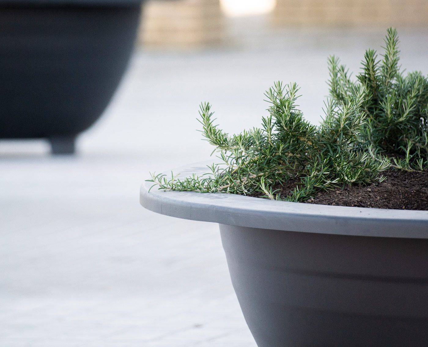 Jardinière Esferica UM1100M - acier avec traitement Ferrus résistant à la corrosion_3