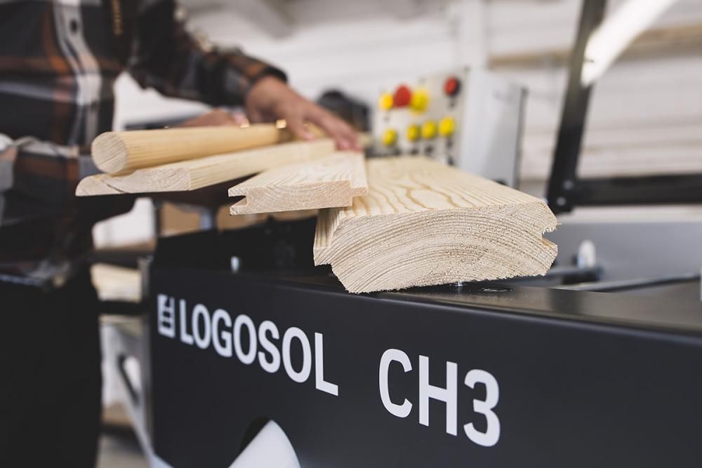 Raboteuse avec réglages précis pour un résultat parfait Logosol CH3
