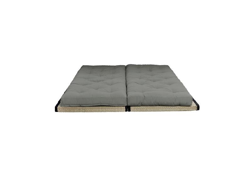 Banquette futon tatami CHICO Grey - Couchage modulable 2 x 70x200 cm ou 140x200 cm - Marque KARUP_3