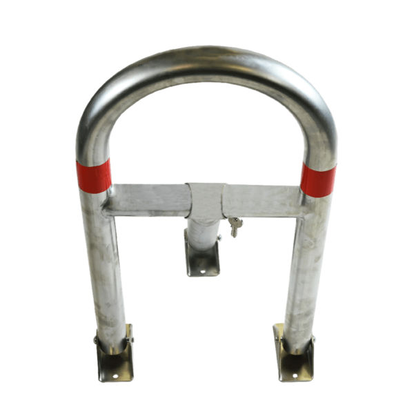 Barrière individuelle de parking SPM4+ - Acier gris galvanisé avec serrure intégrée - Gamme PRO_3