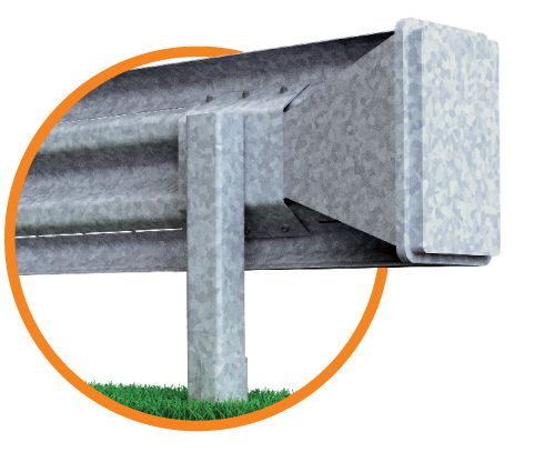 Classe 1 - glissière de sécurité - Marcegaglia Buildtech - barrières P4 pour deux roues_3