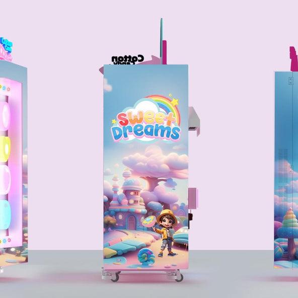 Distributeur automatique de barbe à papa M3 Festi Market - 2800W - Ref FM-M3-MCFCS_3