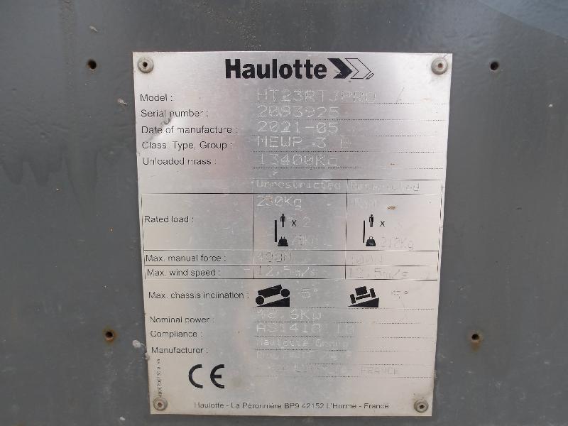 Nacelle telescopique HAULOTTE ht23rtj o occasion_3