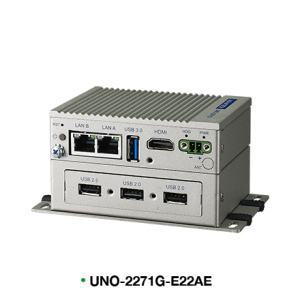PC Fanless ultra compact - Passerelle IoT Advantech UNO-2271G-E023AE avec Intel Atom E3825, 2 COM, 2 LAN, USB 3.0, HDMI, mPCIe_3