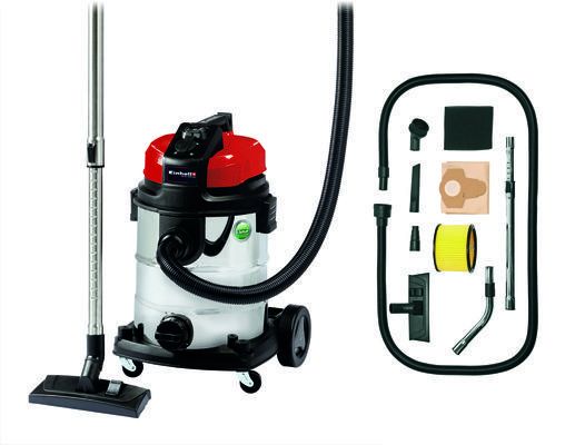 Aspirateur eau et poussière TE-VC 1925 SA - Einhell - 25L - moteur bi-turbo silencieux et cuve inox_3