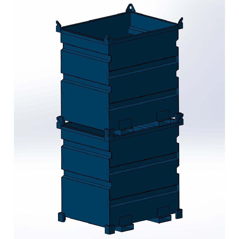 Benne a retournement 1000l  civtr_3