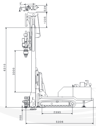 Forage héliportable avec couple maxi 620 daNm