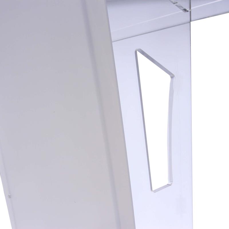 Pupitre de conférence Speech Stand Plexi - design professionnel en acrylique haute qualité avec étagère et plateau large_3