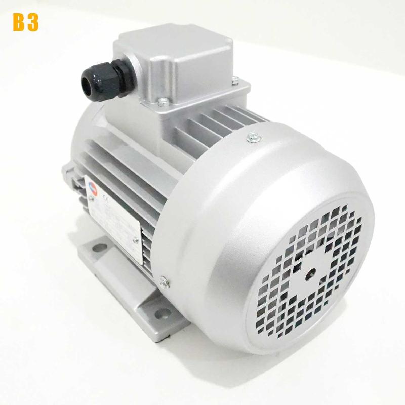 Moteur électrique triphasé ALMO 230/400V 1.1 kW 1500 tr/min - MH390S4B3 - Carcasse aluminium - Bride B3_3
