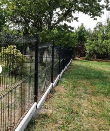 Poteau à clips pour grillage  rigide  -  TEMPO_3