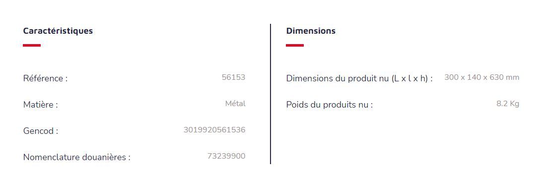 Réf. 56153 Kopa - cendrier corbeille mural 2L/15L - Rossignol - gris - fabrication française et recyclable_3