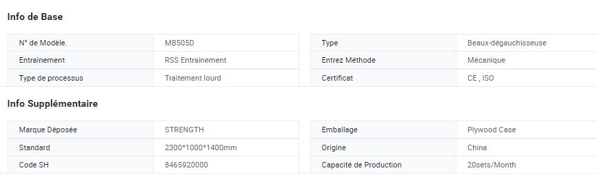 Mb505d - Raboteuse industrielle - Focus Technology Co., Ltd. - Largeur de travail max : 500mm - Alimentation automatique_3