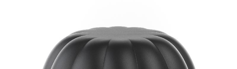 Grand pouf design Gelée - Slide - Noir_3