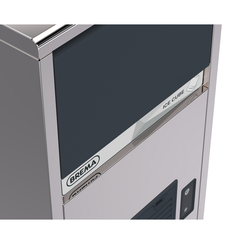 Machine à glaçons pleins 29kg/24h réserve 9kg condenseur eau Brema_3