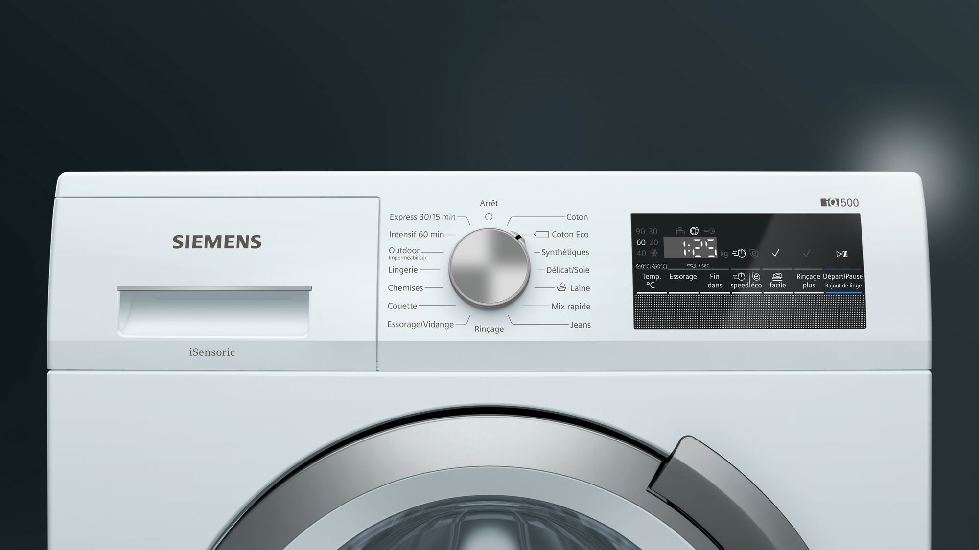 Lave-linge professionnel WS12L260FF iQ500 - BSH Électroménager - 1200 trs/min avec VarioSpeed, Slimline 45 cm_3