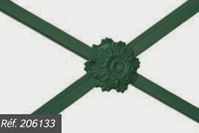 Barrière main courante HERITAGE en acier peint sur zinc - Longueur 800 ou 1500 mm - Plusieurs configurations possibles_3