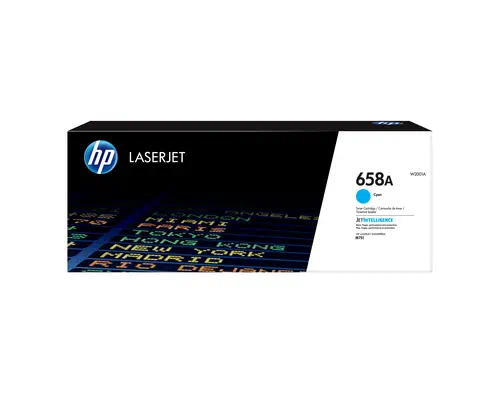 Toner cyan LaserJet HP 658A authentique_3