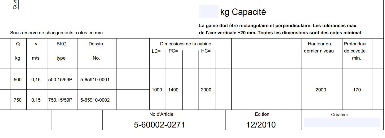 Monte-charge CMC Type 500.15/59 P - élévateur accompagné - charge 500 kg - pylône autoportant en acier galvanisé_3