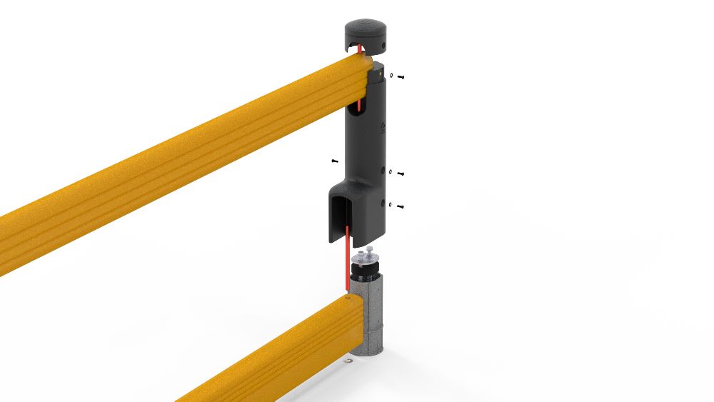Barrières de protection lourde X-Trem - sécurité maximale pour impacts lourds en entrepôts_3