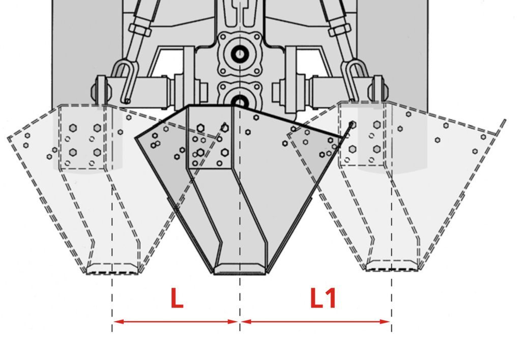 Cureuses de fossés et rigoleuses rototrancheuses bilatérales - dondi - vitesse 0.8 à 1.2 km/h_3
