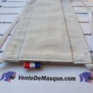 Mask1pblanc - masque en tissu VDM - triple épaisseurs - 100% coton - lavable et réutilisable_3