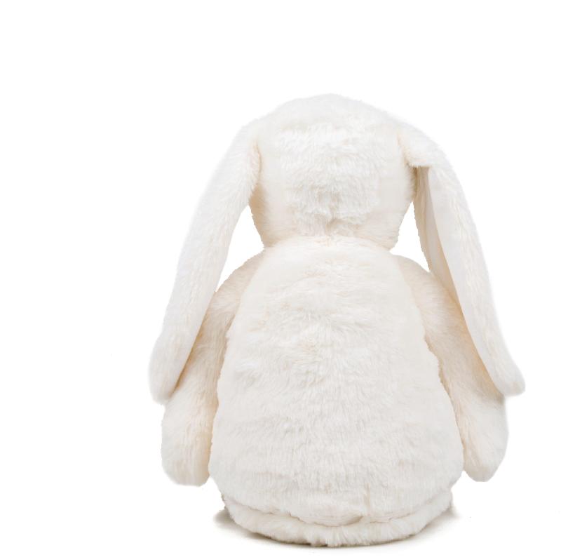 Peluche zippée Lapin - Réf: MM050 - 100% polyester, personnalisable, 45 cm - Norme EN71_3