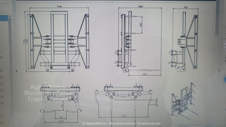Pince à balles double ou pince à griffes - Sonarol CBCK 2000_3
