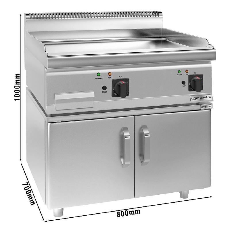 Plaque de cuisson électrique - 7,1 kW - Lisse - Incluant un socle avec 2 portes  - Mario 700 | GGM -EBK800-E-UBK800-E_3
