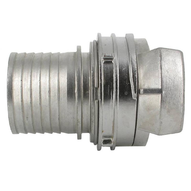 Demi-raccord symétrique avec verrou - DN 80 mm - Embout annelé Ø 76 mm - Inox_3