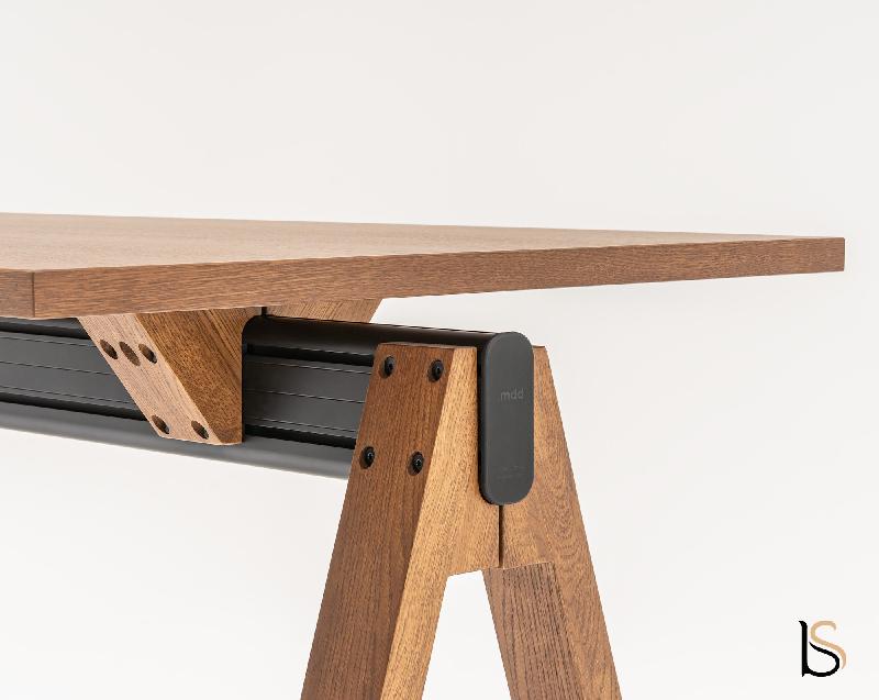 Table haute Viga - MDD - Non, 180, Placage chêne naturel_3