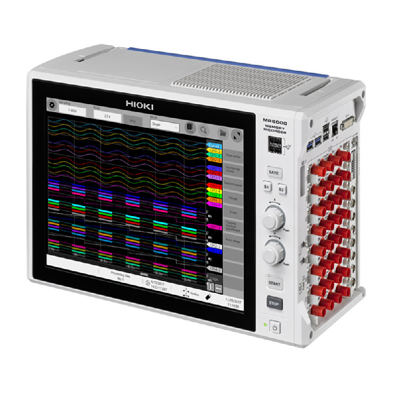 HI-MR6000 - Enregistreur graphique de données HIOKI, 32 voies analogiques ou 128 voies logiques, échantillonnage à 200 Méch/s_3