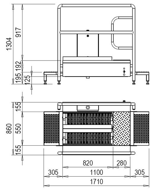 Lave-semelles à passage obligé ECO_3