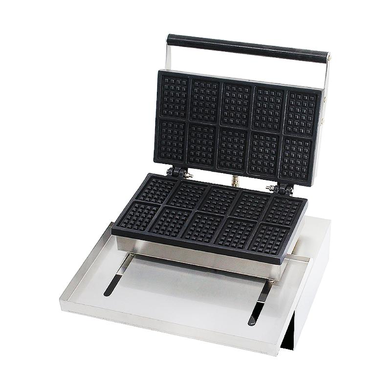Gaufrier 10pcs gaufre de bruxelles l380 7540.0065 COMBISTEEL_3