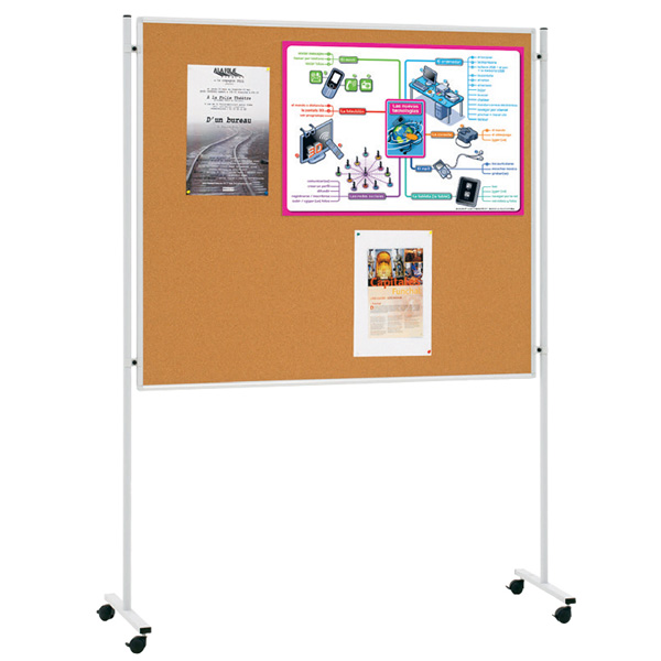 Poteau socle rond Hauteur 200 cm gris clair - Acier laqué époxy haute résistance - Réf.216703R_3