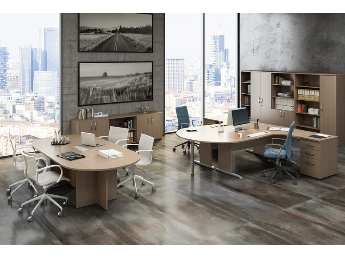Bureau de direction et administratif FLIXY - Livraison rapide - Made in Italie - Personnalisable_3