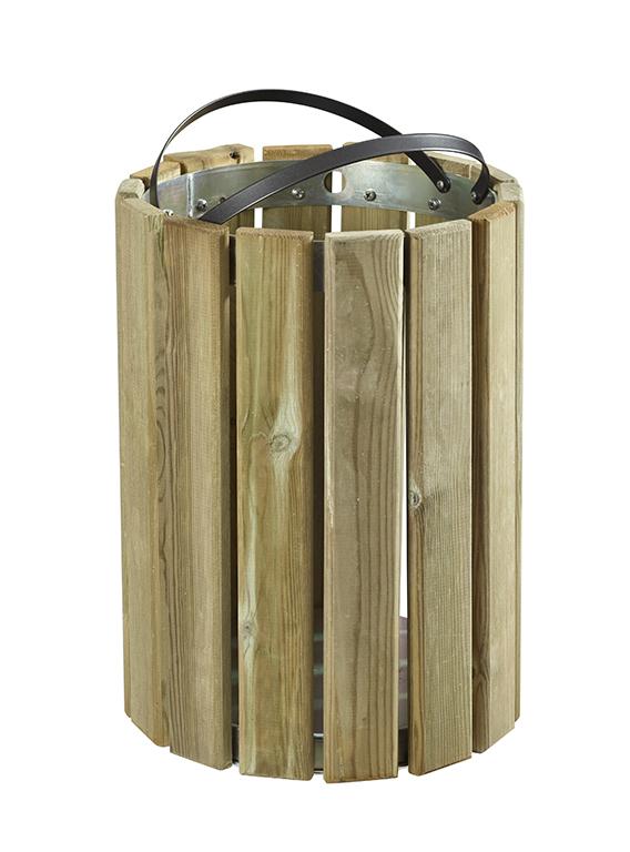 EDEN Corbeille murale 20L Bois_3